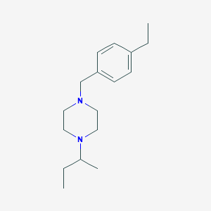 1-(Butan-2-yl)-4-(4-ethylbenzyl)piperazine