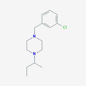 1-(Butan-2-yl)-4-(3-chlorobenzyl)piperazine