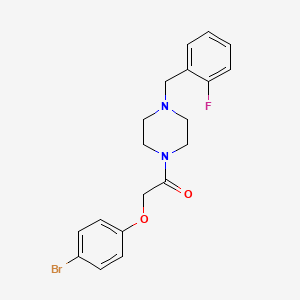 2-(4-Bromophenoxy)-1-[4-(2-fluorobenzyl)piperazin-1-yl]ethanone