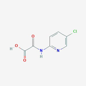 molecular formula C7H5ClN2O3 B108852 2-((5-氯吡啶-2-基)氨基)-2-氧代乙酸 CAS No. 552850-73-4