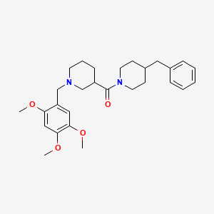 (4-Benzylpiperidin-1-yl)[1-(2,4,5-trimethoxybenzyl)piperidin-3-yl]methanone