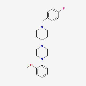 1-[1-(4-Fluorobenzyl)piperidin-4-yl]-4-(2-methoxyphenyl)piperazine