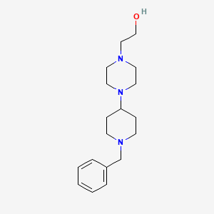 molecular formula C18H29N3O B10885320 2-[4-(1-Benzylpiperidin-4-yl)piperazin-1-yl]ethanol 