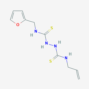 N-(furan-2-ylmethyl)-N'-(prop-2-en-1-yl)hydrazine-1,2-dicarbothioamide