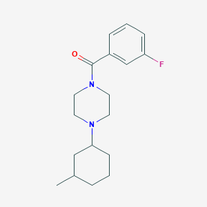 (3-Fluorophenyl)[4-(3-methylcyclohexyl)piperazin-1-yl]methanone