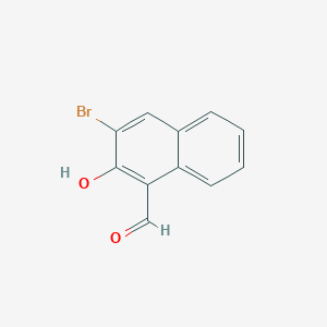 molecular formula C11H7BrO2 B10885389 3-Bromo-2-hydroxynaphthalene-1-carbaldehyde 