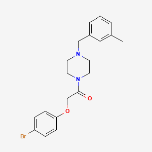 2-(4-Bromophenoxy)-1-[4-(3-methylbenzyl)piperazin-1-yl]ethanone