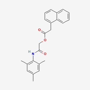 2-Oxo-2-[(2,4,6-trimethylphenyl)amino]ethyl naphthalen-1-ylacetate