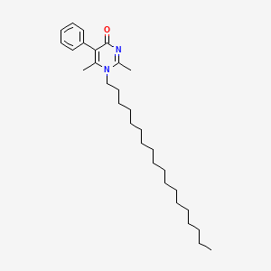 molecular formula C30H48N2O B10885474 2,6-dimethyl-1-octadecyl-5-phenylpyrimidin-4(1H)-one 