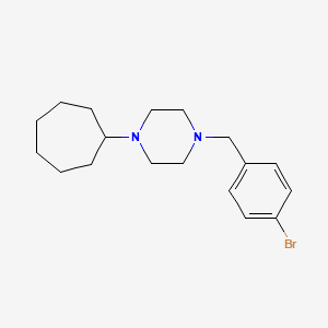 1-(4-Bromobenzyl)-4-cycloheptylpiperazine