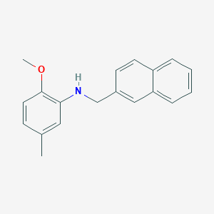 2-methoxy-5-methyl-N-(naphthalen-2-ylmethyl)aniline