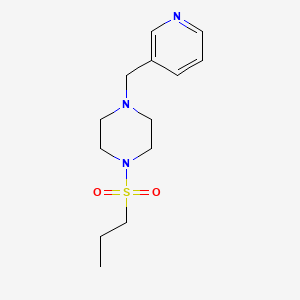 1-(Propylsulfonyl)-4-(3-pyridylmethyl)piperazine