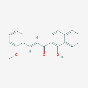 (2E)-1-(1-hydroxynaphthalen-2-yl)-3-(2-methoxyphenyl)prop-2-en-1-one