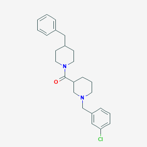 (4-Benzylpiperidin-1-yl)[1-(3-chlorobenzyl)piperidin-3-yl]methanone