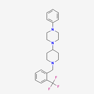 1-Phenyl-4-{1-[2-(trifluoromethyl)benzyl]piperidin-4-yl}piperazine