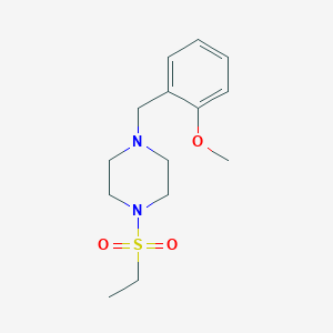 1-(Ethylsulfonyl)-4-(2-methoxybenzyl)piperazine