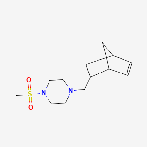 1-(Bicyclo[2.2.1]hept-5-en-2-ylmethyl)-4-(methylsulfonyl)piperazine