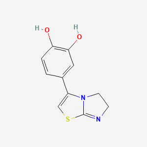 4-(5,6-Dihydroimidazo[2,1-b][1,3]thiazol-3-yl)benzene-1,2-diol