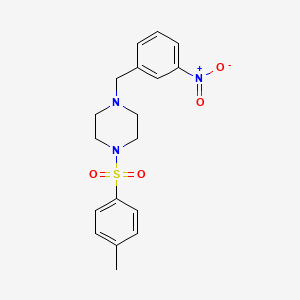 1-[(4-Methylphenyl)sulfonyl]-4-(3-nitrobenzyl)piperazine