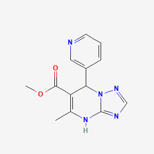 Methyl 5-methyl-7-(pyridin-3-yl)-4,7-dihydro[1,2,4]triazolo[1,5-a]pyrimidine-6-carboxylate