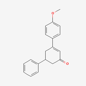 3-(4-Methoxyphenyl)-5-phenyl-2-cyclohexen-1-one