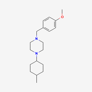 1-(4-Methoxybenzyl)-4-(4-methylcyclohexyl)piperazine