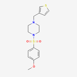 1-[(4-Methoxyphenyl)sulfonyl]-4-(3-thienylmethyl)piperazine