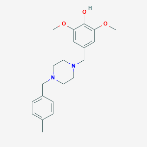 2,6-Dimethoxy-4-{[4-(4-methylbenzyl)piperazin-1-yl]methyl}phenol