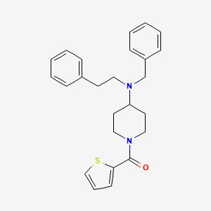 {4-[Benzyl(2-phenylethyl)amino]piperidin-1-yl}(thiophen-2-yl)methanone