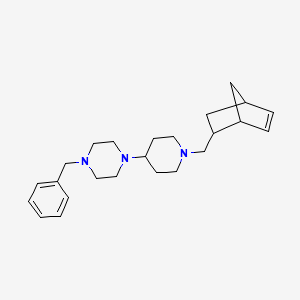 1-Benzyl-4-[1-(bicyclo[2.2.1]hept-5-en-2-ylmethyl)piperidin-4-yl]piperazine