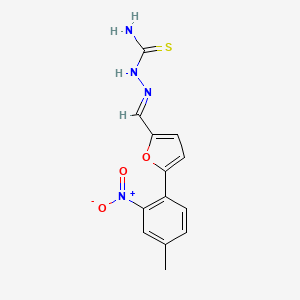 (2E)-2-{[5-(4-methyl-2-nitrophenyl)furan-2-yl]methylidene}hydrazinecarbothioamide