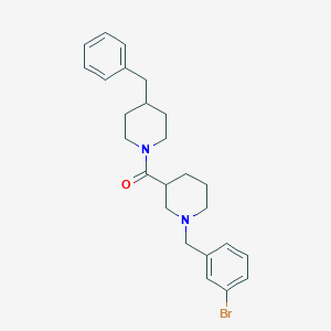 (4-Benzylpiperidin-1-yl)[1-(3-bromobenzyl)piperidin-3-yl]methanone