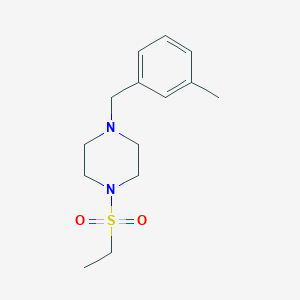 1-(Ethylsulfonyl)-4-(3-methylbenzyl)piperazine