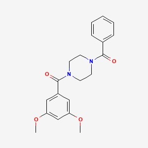 (3,5-Dimethoxyphenyl)[4-(phenylcarbonyl)piperazin-1-yl]methanone