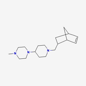 1-[1-(Bicyclo[2.2.1]hept-5-en-2-ylmethyl)piperidin-4-yl]-4-methylpiperazine