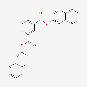 molecular formula C28H18O4 B10885961 Dinaphthalen-2-yl benzene-1,3-dicarboxylate CAS No. 64193-91-5