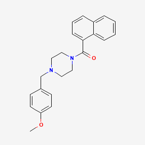 [4-(4-Methoxybenzyl)piperazin-1-yl](naphthalen-1-yl)methanone