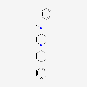 N-benzyl-N-methyl-1-(4-phenylcyclohexyl)piperidin-4-amine