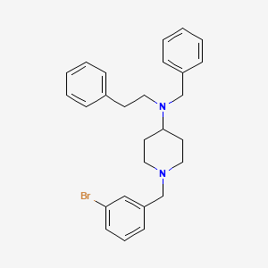 N-Benzyl-N-[1-(3-bromobenzyl)-4-piperidyl]-N-phenethylamine