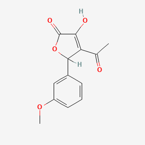 4-acetyl-3-hydroxy-5-(3-methoxyphenyl)-2(5H)-furanone