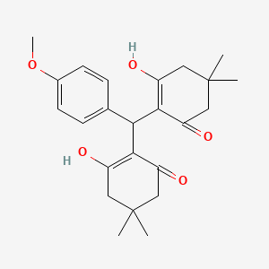 2,2'-((4-Methoxyphenyl)methylene)bis(3-hydroxy-5,5-dimethylcyclohex-2-enone)