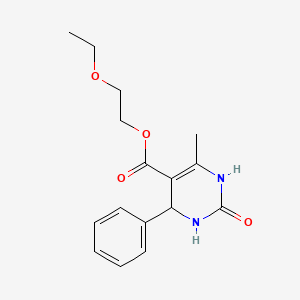 2-Ethoxyethyl 6-methyl-2-oxo-4-phenyl-1,2,3,4-tetrahydropyrimidine-5-carboxylate