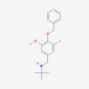 N-[4-(benzyloxy)-3-iodo-5-methoxybenzyl]-2-methylpropan-2-amine