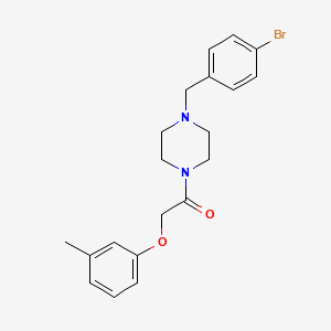 1-[4-(4-Bromobenzyl)piperazin-1-yl]-2-(3-methylphenoxy)ethanone