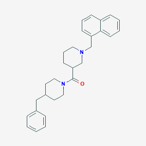 (4-Benzylpiperidin-1-yl)[1-(naphthalen-1-ylmethyl)piperidin-3-yl]methanone