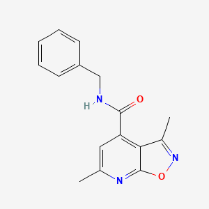 N-benzyl-3,6-dimethylisoxazolo[5,4-b]pyridine-4-carboxamide