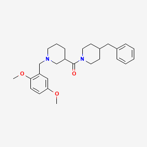 molecular formula C27H36N2O3 B10886186 (4-Benzylpiperidin-1-yl)[1-(2,5-dimethoxybenzyl)piperidin-3-yl]methanone 