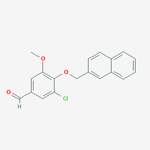 3-Chloro-5-methoxy-4-(2-naphthylmethoxy)benzaldehyde