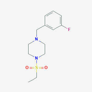 1-(Ethylsulfonyl)-4-(3-fluorobenzyl)piperazine