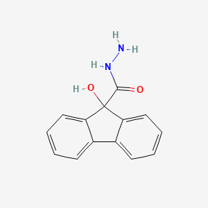 molecular formula C14H12N2O2 B10886282 9-Hydroxy-fluorene-9-carboxylic acid hydrazide 